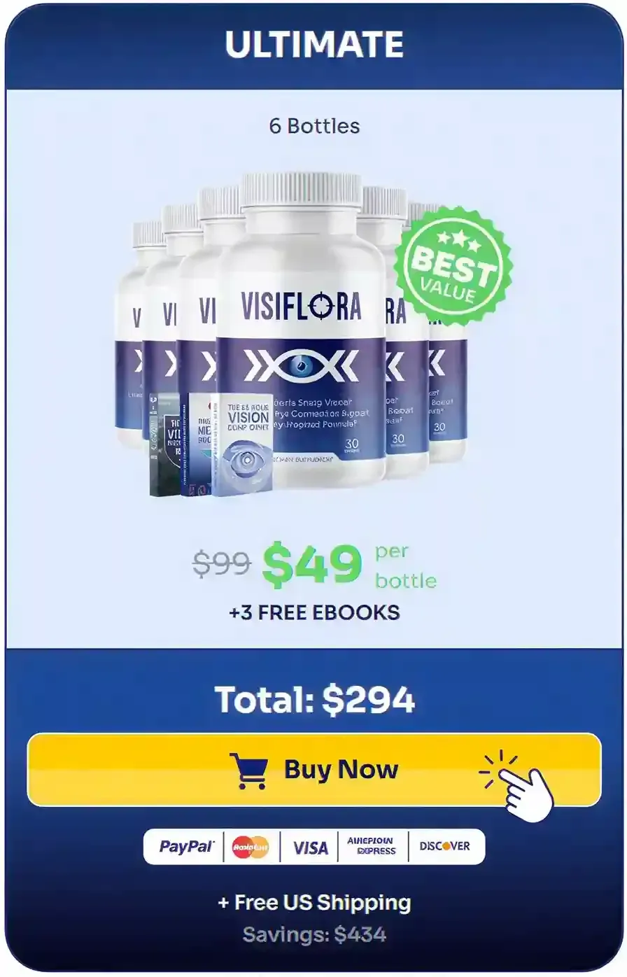 VisiFlora - 6 Bottles pricing